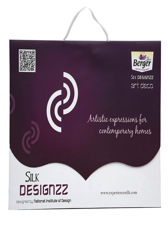 Berger Paints Silk Designzz Art Deco Stencil 7.87 x 7.87 inches (Multi, Pack of 2) - Image 1
